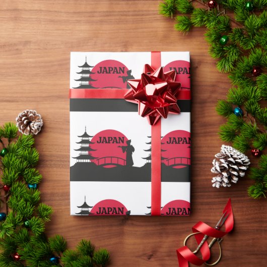 Japanisches Geschenkpapier (Feiertagsgeschenk)
