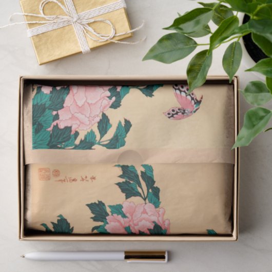 JAPANISCHES GEWEBE-SCHMETTERLING Papier (Geschenk)