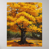 Japanisches Ginkgo Tree Art Print Poster (Vorne)
