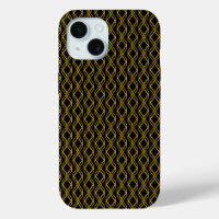 Japanisches Gold- und Schwarz-Muster