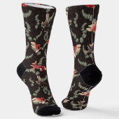 Japanisches Goldfisch-Muster Socken (Gewinkelt)