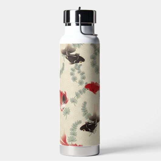 Japanisches Goldfischmuster Trinkflasche (Links)