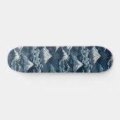Japanisches Großwellenmuster  Skateboard (Horizontal)