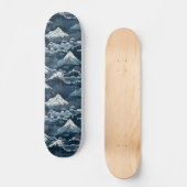 Japanisches Großwellenmuster  Skateboard (Vorderseite)