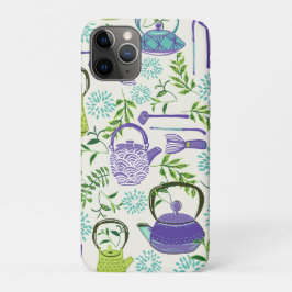 Japanisches grünes Teekannen-Design Case-Mate iPhone Hülle