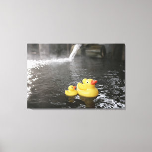 Japanisches GummiDuckies Leinwanddruck