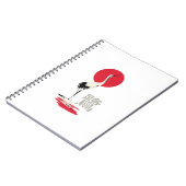 Japanisches Heron-Kanji Notizblock (Linke Seite)