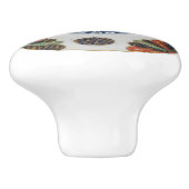 Japanisches Imari-Muster Keramikknauf (Seitenansicht)