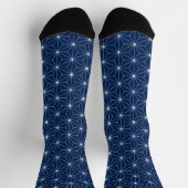 Japanisches Indigoblau Socken (Oben)
