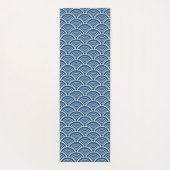 Japanisches Indigomuster Yogamatte (Rückseite)