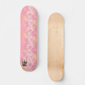 Japanisches Kanji Calligraphy Sakura Skateboard (Vorderseite)
