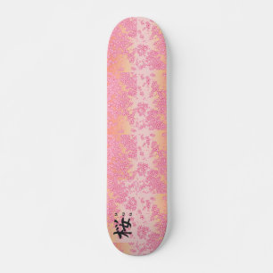 Japanisches Kanji Calligraphy Sakura Skateboard