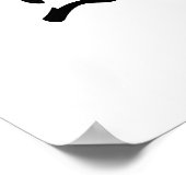 Japanisches Kanji für Bären - Kuma Poster (Ecke)