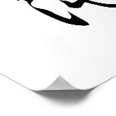 Japanisches Kanji für Chaos - Konton Poster (Ecke)