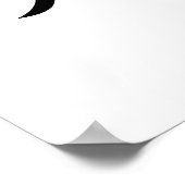 Japanisches Kanji für den Tod - Shi Poster (Ecke)