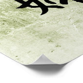 Japanisches Kanji für Ehemann und Ehefrau - Fuufu Poster (Ecke)