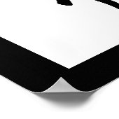 Japanisches Kanji für Erleuchtung - Satori Poster (Ecke)