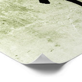 Japanisches Kanji für Erleuchtung - Satori Poster (Ecke)