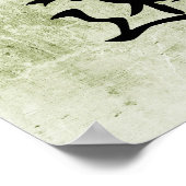 Japanisches Kanji für Ewigkeit - Eien Poster (Ecke)