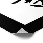 Japanisches Kanji für exzellentes Glück - Daikichi Poster (Ecke)