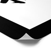 Japanisches Kanji für Fox - Kitsune Poster (Ecke)