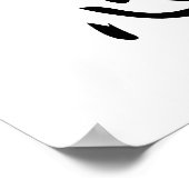 Japanisches Kanji für gebrochenes Herz - Shoushin Poster (Ecke)