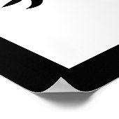 Japanisches Kanji für Glückwünsche - Kotobuki Poster (Ecke)