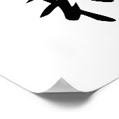 Japanisches Kanji für Harmonie - Chouwa Poster (Ecke)