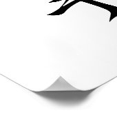 Japanisches Kanji für Karate - Karate Poster (Ecke)