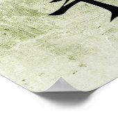 Japanisches Kanji für Karate - Karate Poster (Ecke)
