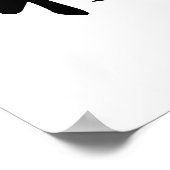 Japanisches Kanji für Kirschblüten - Sakura Poster (Ecke)