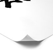 Japanisches Kanji für Wahrheit - Makato Poster (Ecke)