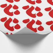 Japanisches Kanji Herzkraut 【Shin/Kokoro】 心 Geschenkpapier (Ecke)