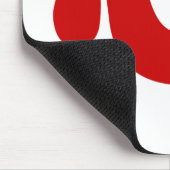 Japanisches Kanji Herzkraut 【Shin/Kokoro】 心 Mousepad (Ecke)