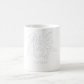 JAPANISCHES KANJI SYMBOL FÜR GLAUBEN FÜR GLAUBEN F KAFFEETASSE (Mittel)