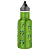 Japanisches Kappa Yokai Monster Pattern Edelstahlflasche (Rechts)