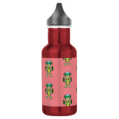 Japanisches Kappa Yokai Monster Pattern Edelstahlflasche (Links)