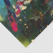 Japanisches Karpfenpapier Seidenpapier (Ausschnitt)