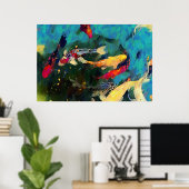 Japanisches Karpfenposter Poster (Heimbüro)