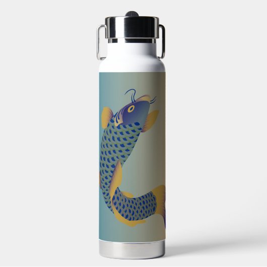 Japanisches Karpfmuster Trinkflasche (Vorderseite)