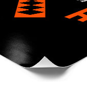 Japanisches Katana-Schwert Poster (Ecke)