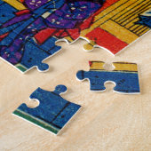 Japanisches Katzen-Kommunalbad, Utagawa Yoshifuji Puzzle (Seite)