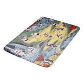 Japanisches Katzen Land, Utagawa Kunitoshi Badematte (Schrägansicht)