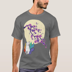 Japanisches Kawaii Fo Kirschblüten-Sakura-Blume Fu T-Shirt