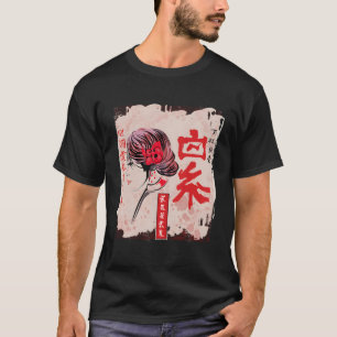 Japanisches Kawaii Geisha Mädchen in Kimono Japan  T-Shirt