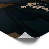 Japanisches Kendo Poster (Ecke)