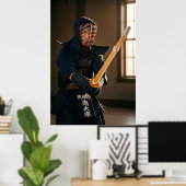 Japanisches Kendo Poster (Heimbüro)
