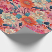 Japanisches Kimono-Fabric-Wrapping Paper Geschenkpapier (Ecke)