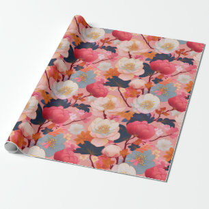 Japanisches Kimono-Fabric-Wrapping Paper Geschenkpapier