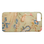Japanisches KIMONO Gewebe, Kran u. Blume Case-Mate iPhone Hülle (Rückseite (Horizontal))